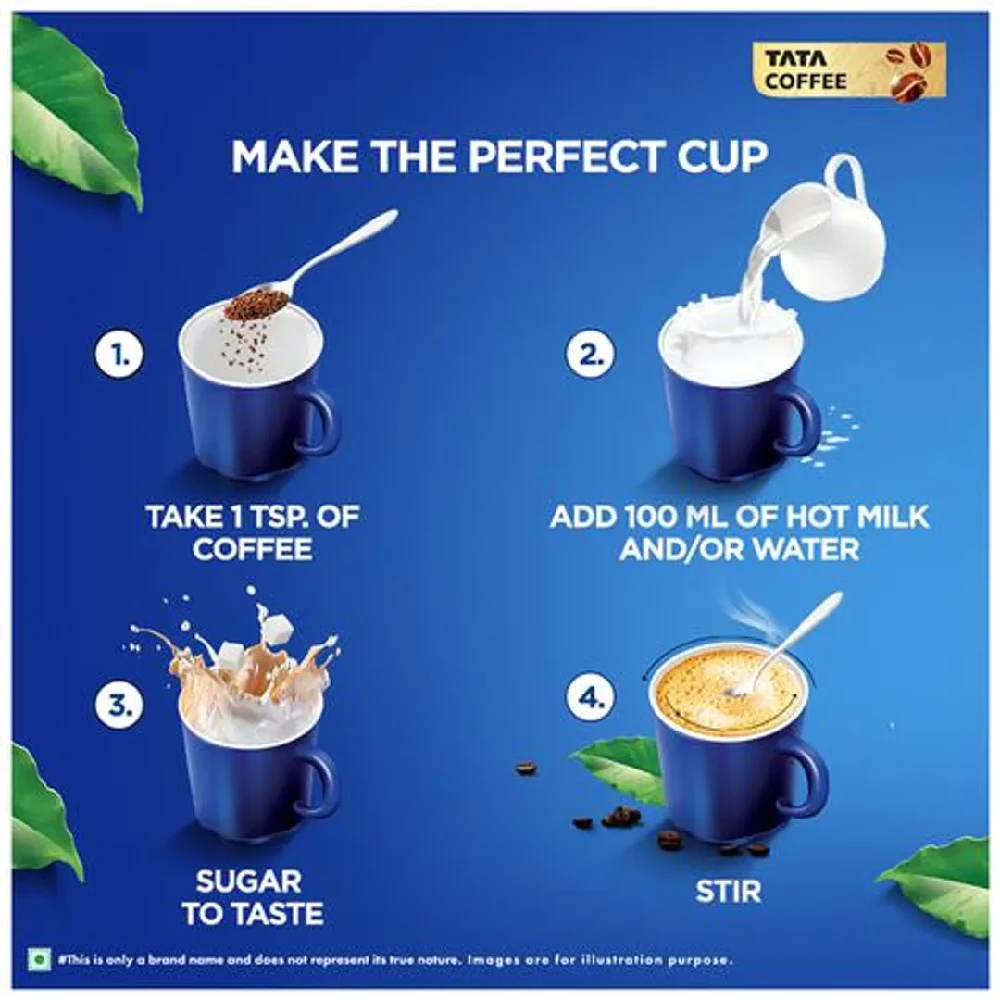 Tata Coffee Grand Classic Instant Coffee - Flavour Locked Decoction Crystals, 200 g-8.webp